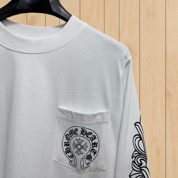 Chrome Hearts Men's Classic White Long Sleeve - Picture 3 of 4